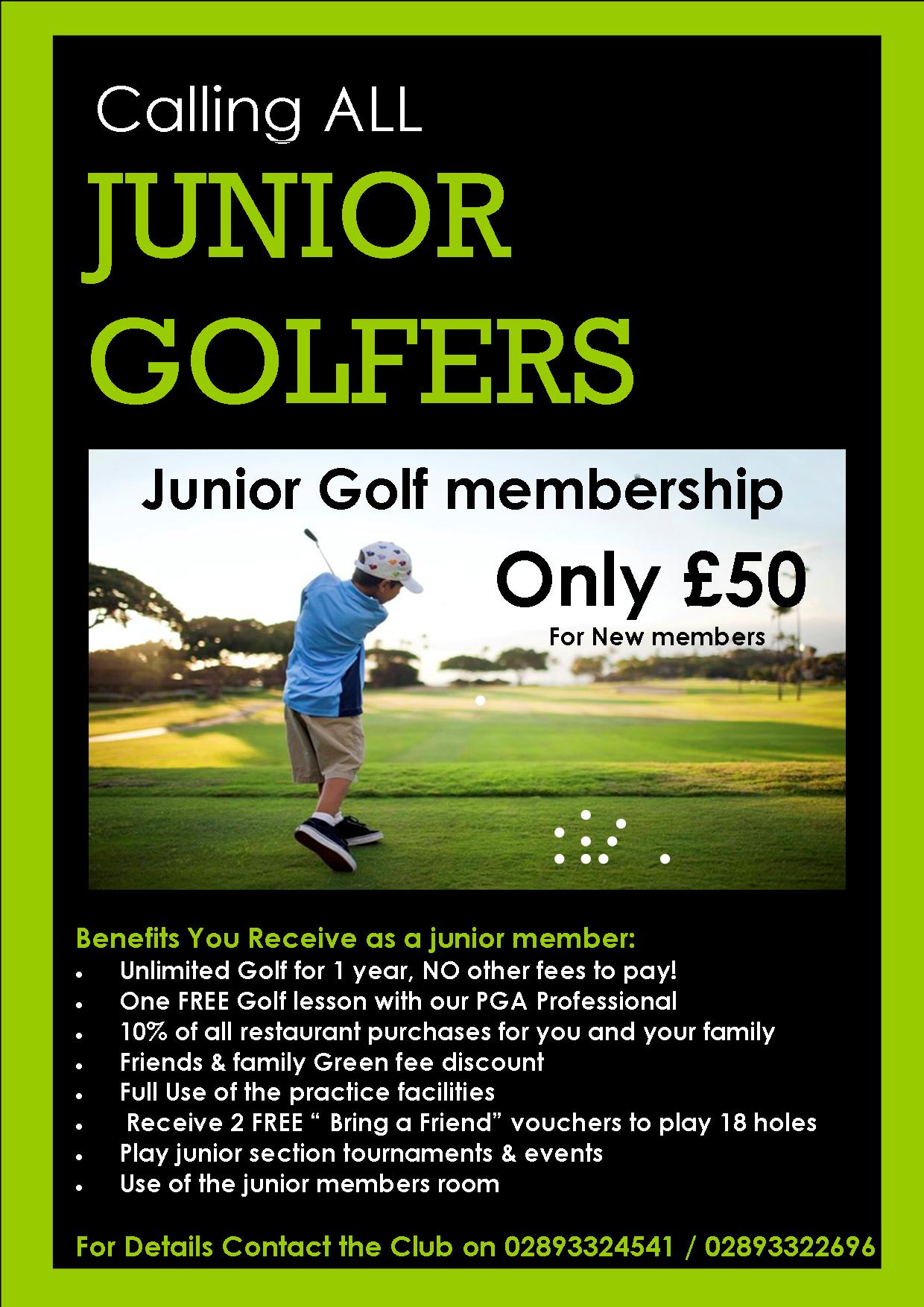 Junior Membership Offer